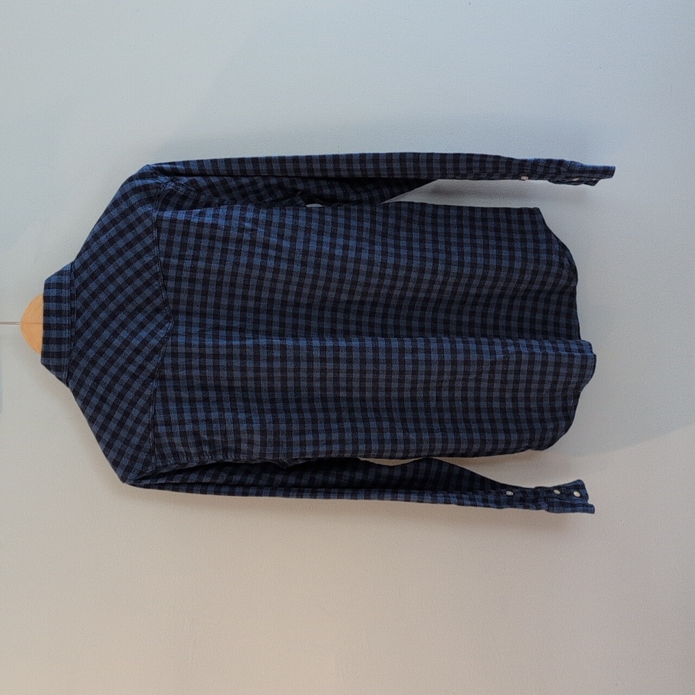 Lucky Brand Men's S Saturday Stretch Western Style Snap Button Plaid Shirt NWT - Picture 4 of 16